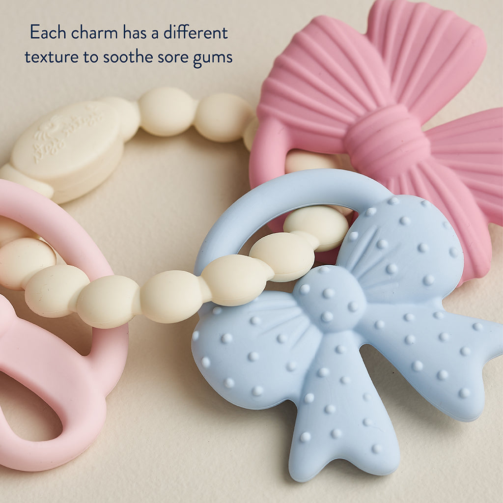 Bows Itzy Trio Silicone Teethers