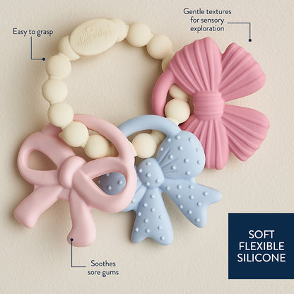 Bows Itzy Trio Silicone Teethers