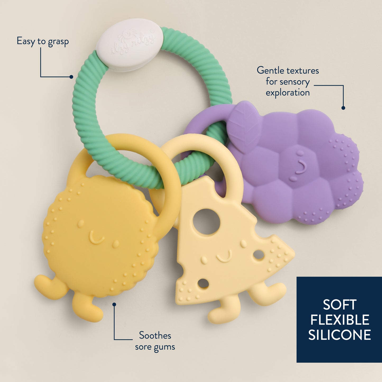 Charcuterie Itzy Trio Silicone Teethers