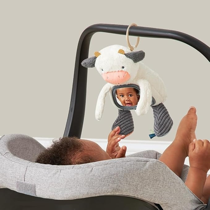 Carmen the Cow Itzy Bitzy Mirror™ Sensory Tummy Time Mirror