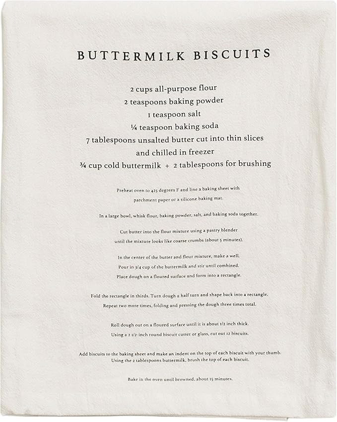 [Pre-order] Buttermilk biscuits Recipe Tea Towel