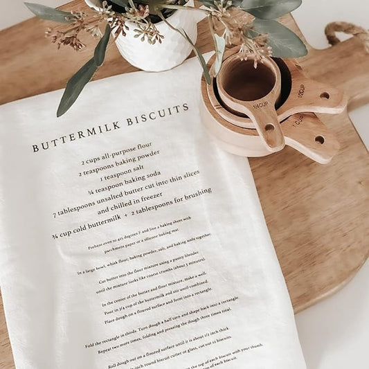 [Pre-order] Buttermilk biscuits Recipe Tea Towel