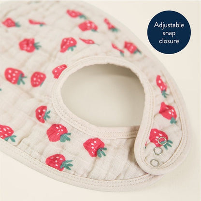 Strawberries & Cream Itzy Bibs (Set of 3)
