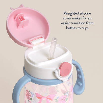 Itzy Sips™ Straw Cup - Ribbons & Roses