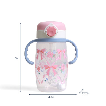 Itzy Sips™ Straw Cup - Ribbons & Roses