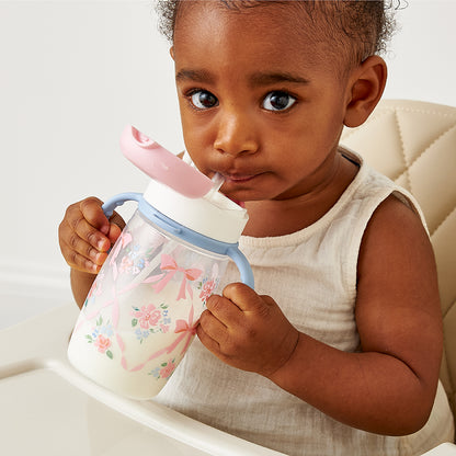 Itzy Sips™ Straw Cup - Ribbons & Roses