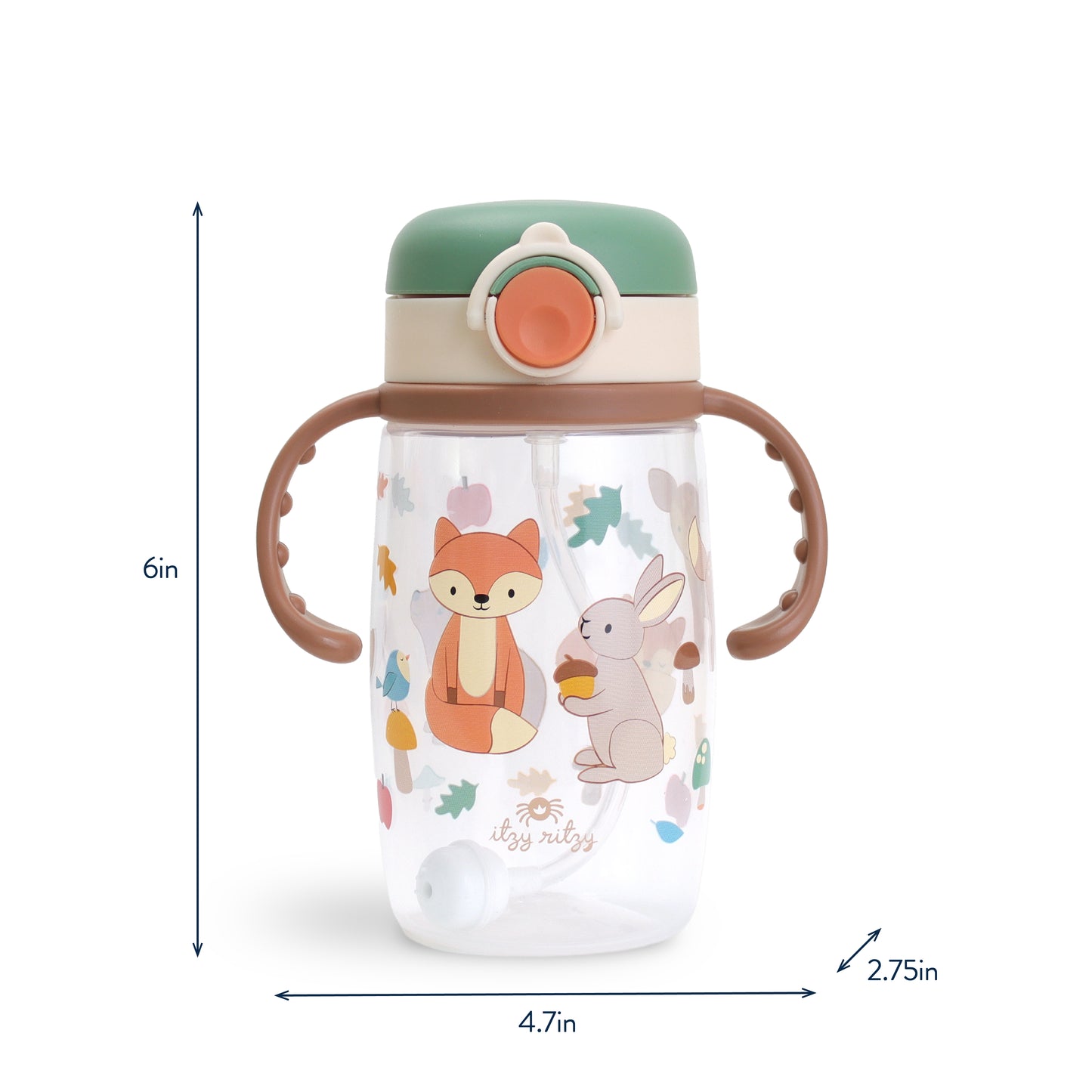 Itzy Sips™ Straw Cup - Woodland