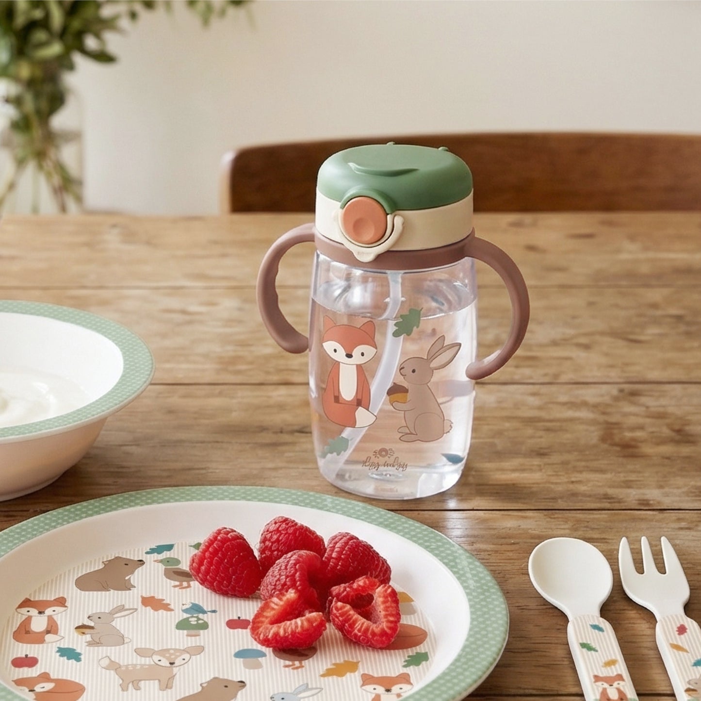 Itzy Sips™ Straw Cup - Woodland