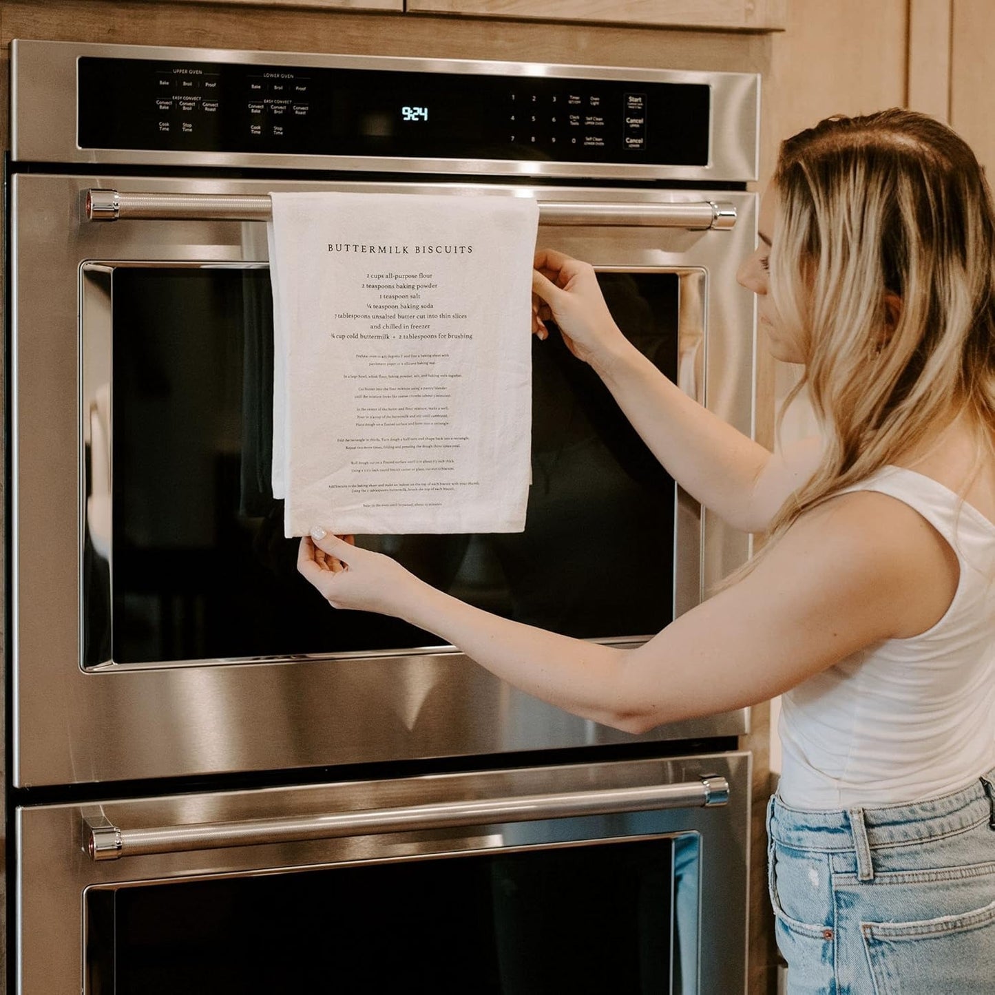 [Pre-order] Buttermilk biscuits Recipe Tea Towel