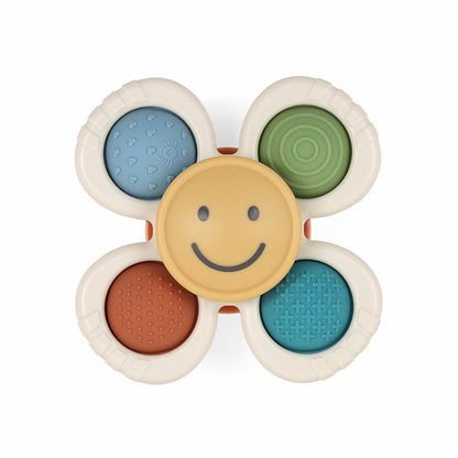 Smiley Itzy Pop & Whirl™ Fidget Spinner Travel & Bath Toy
