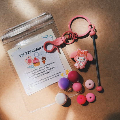 Sanrio-inspired DIY keychain kit
