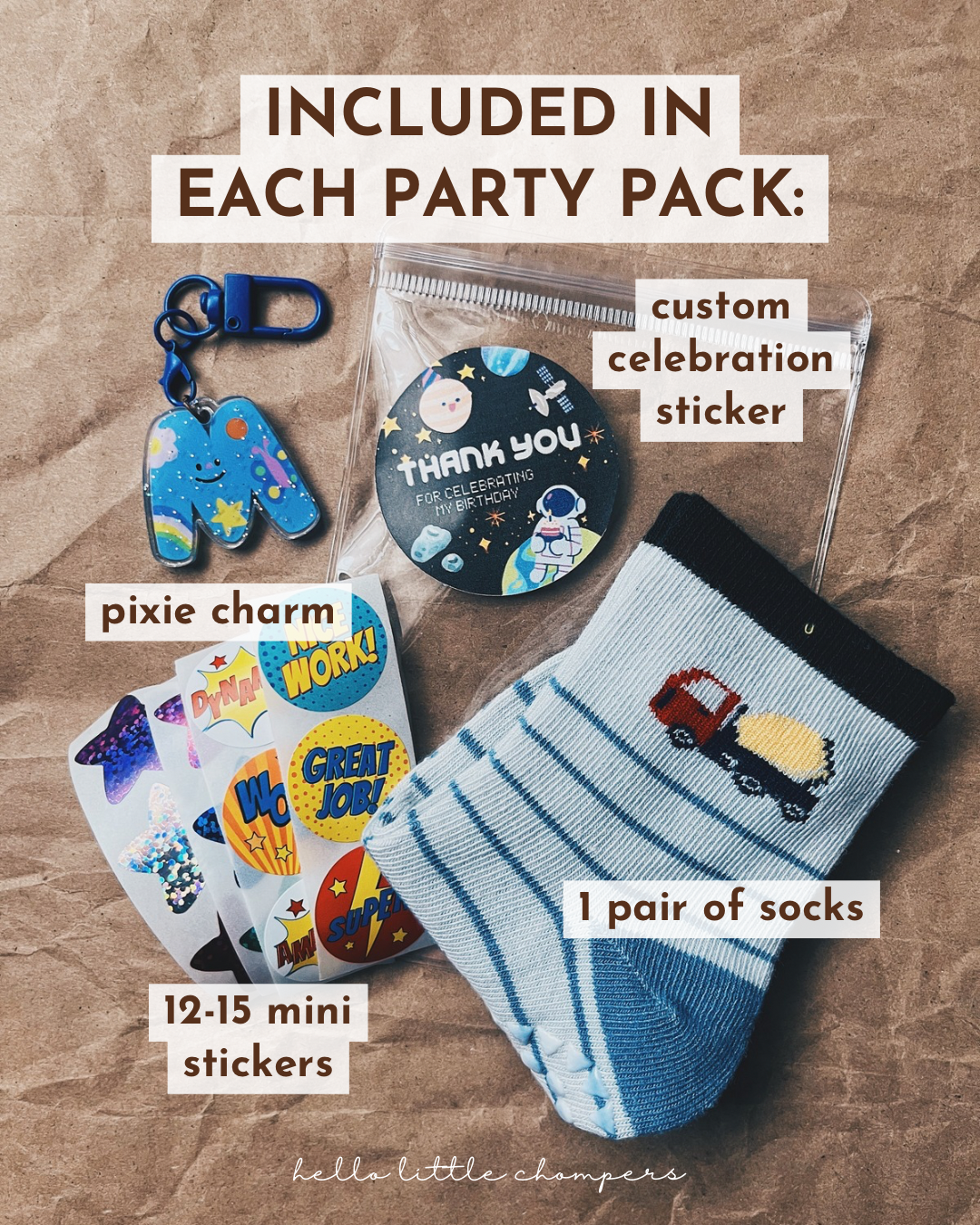 PIXIE + TRINKETS Party Pack (Min. 8 packs)
