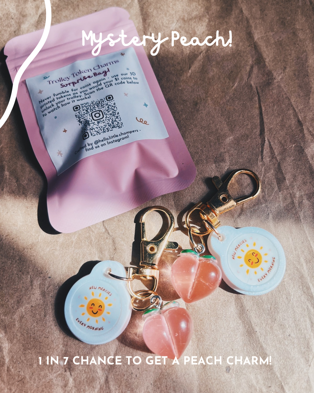 BREAKFAST BUDDIES Trolley Token Charm SURPRISE BAG