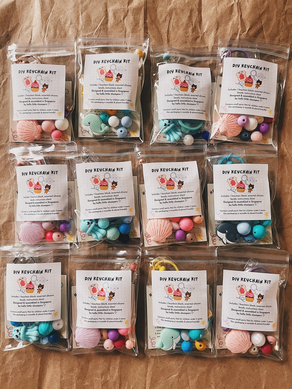 KEYCHAIN KIT Party Pack (Min. 8 packs)