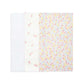 Organic Baby Muslin Squares Set of 3 - Wildflower Garden