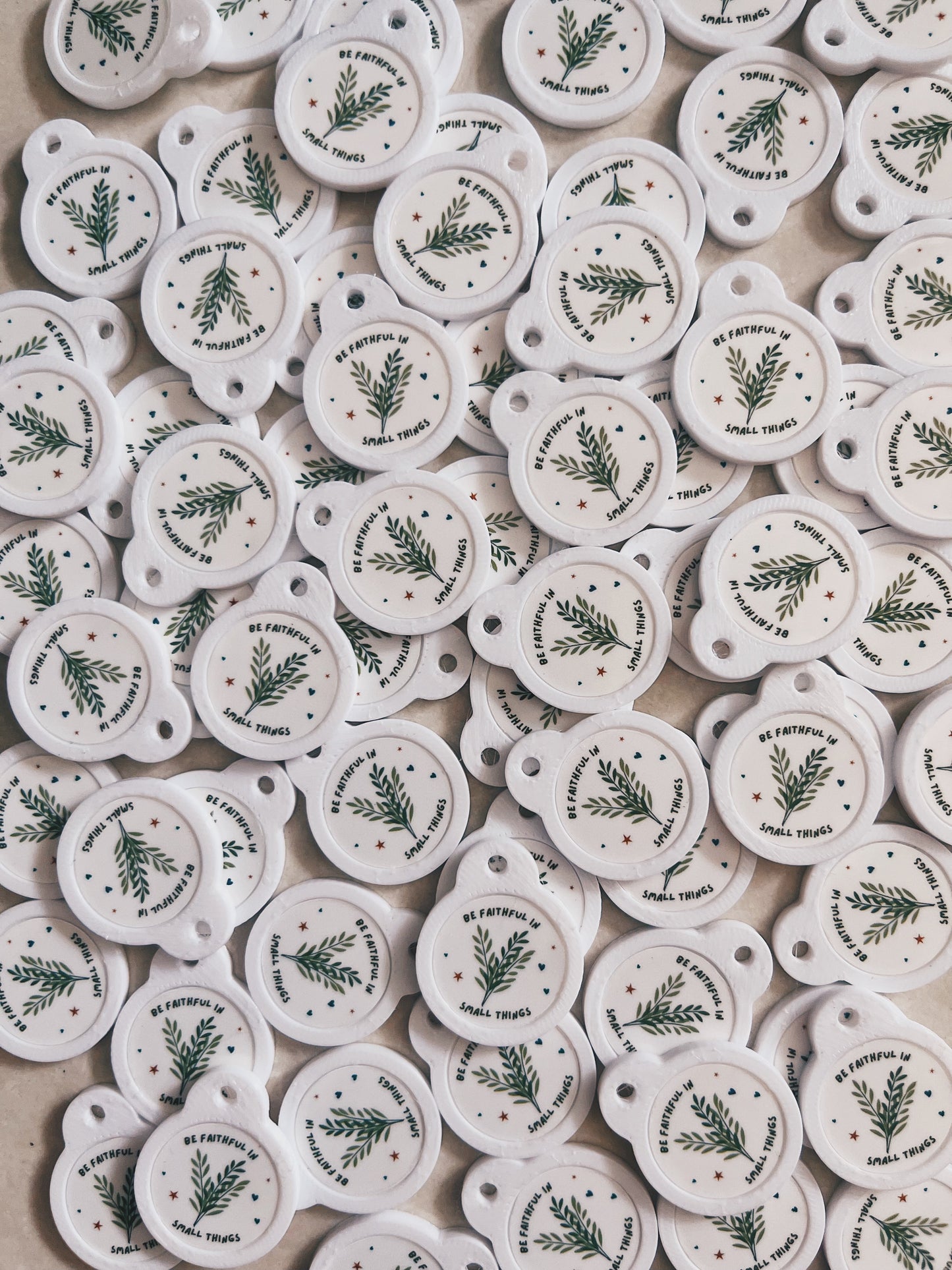 FAITHFUL IN THE LITTLE [LUKE 16:10] Trolley Token Charm