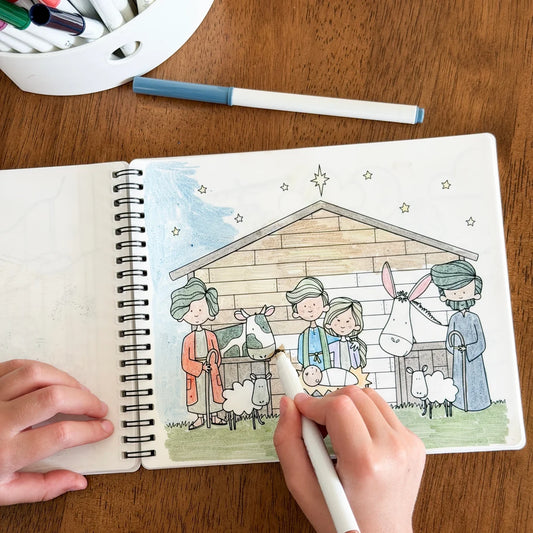 Bible Stories Silicone Colouring Book