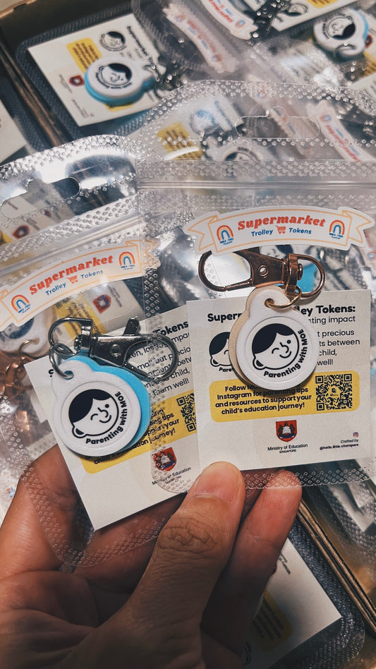 Custom Supermarket Trolley Tokens + Custom Care Cards (Min. 100 sets)