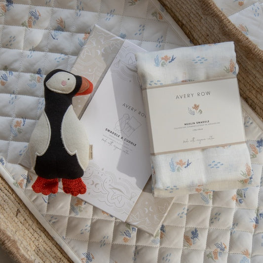 Swaddle & Cuddle Premium Gift Set - Coastline