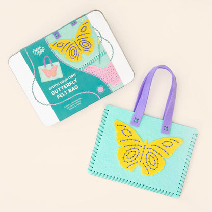 Stitch Your Own Butterfly Felt Bag