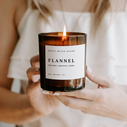 Flannel Soy Candle Jar