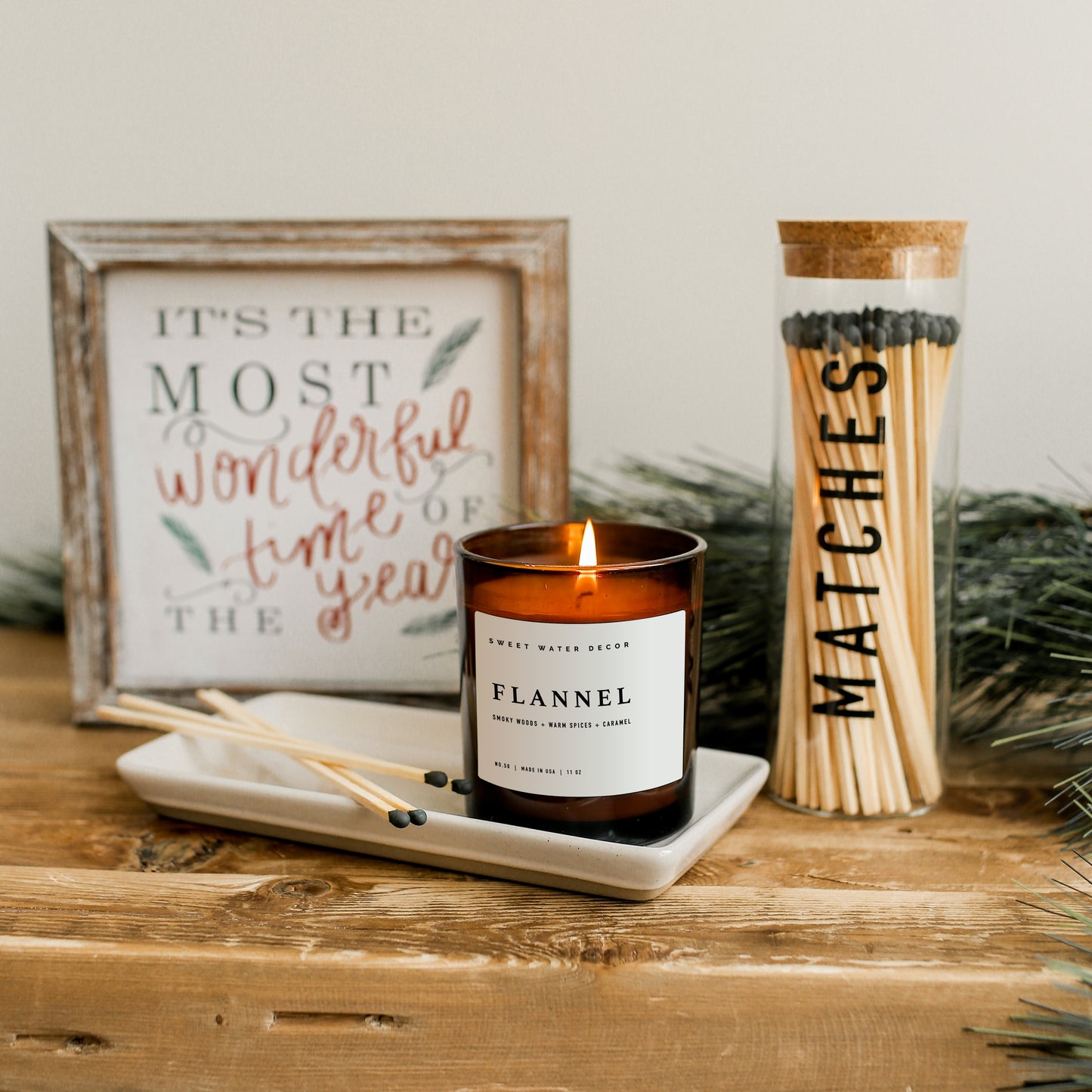 Flannel Soy Candle Jar