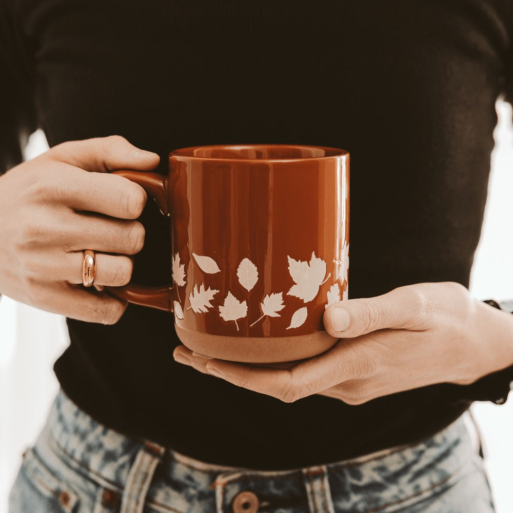 [As-is; NO BOX] Fall Leaves Mug
