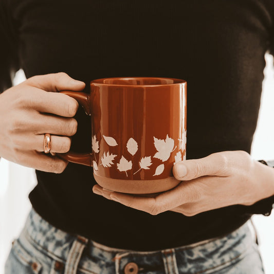 [As-is; NO BOX] Fall Leaves Mug