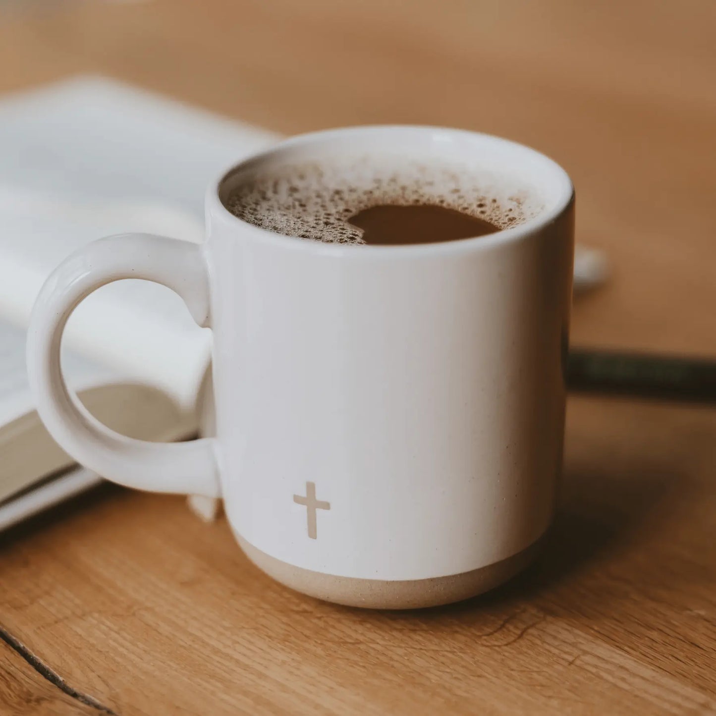 Cross Stoneware Mug