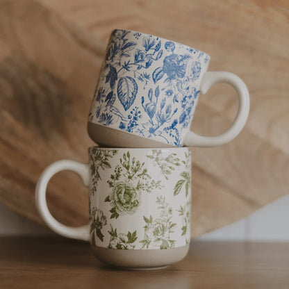 [4 WEEK PRE-ORDER; MOQ 3 MUGS] Blue Delft Stoneware Mug