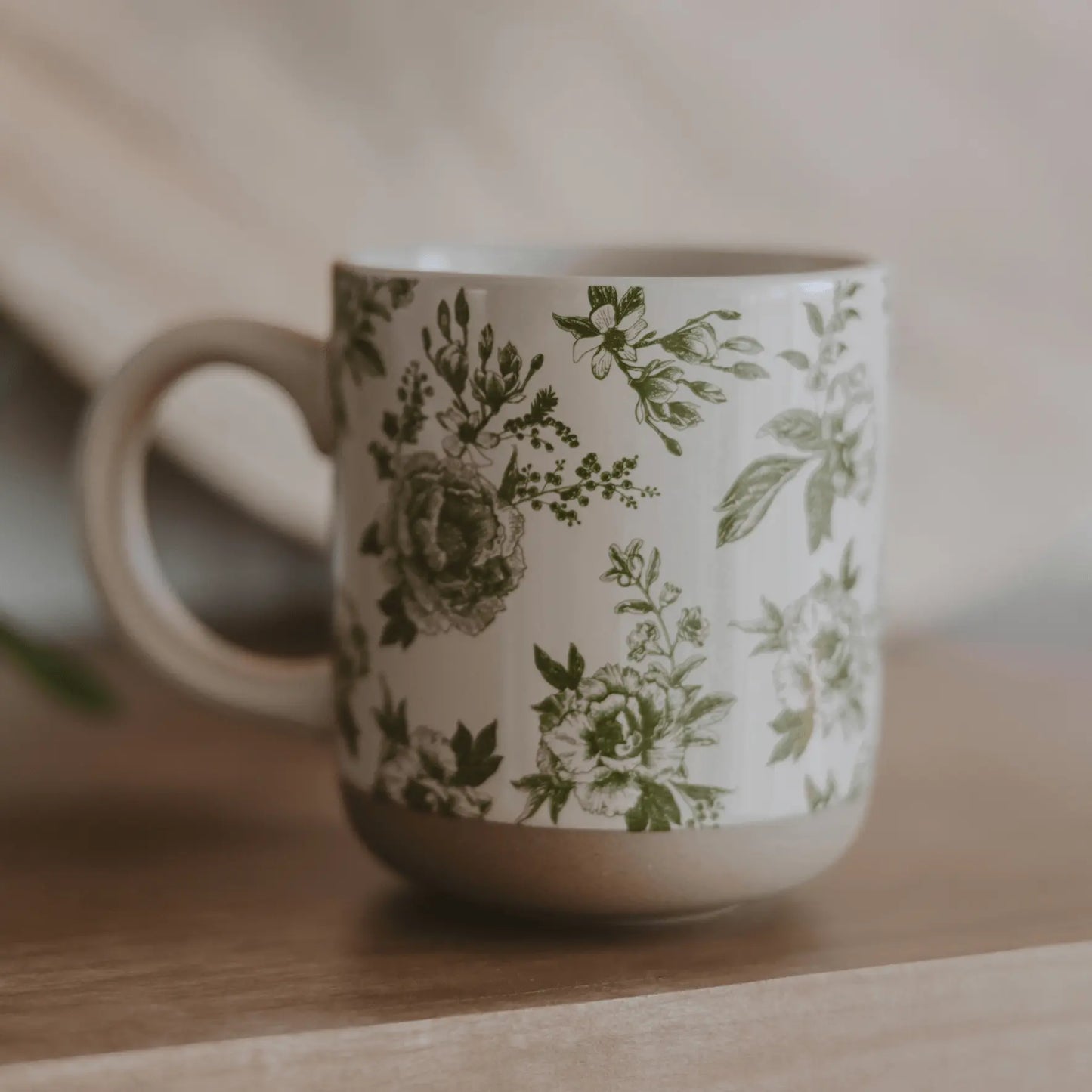 [4 WEEK PRE-ORDER; MOQ 3 MUGS] Green Delft Stoneware Mug
