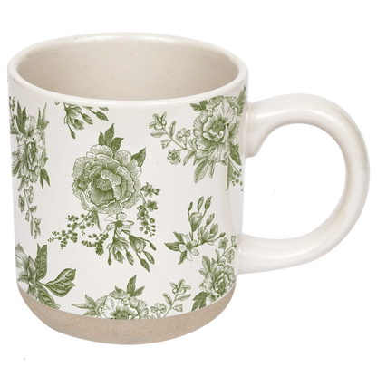 [4 WEEK PRE-ORDER; MOQ 3 MUGS] Green Delft Stoneware Mug