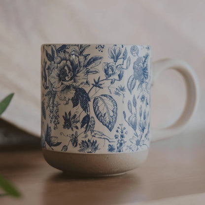 [4 WEEK PRE-ORDER; MOQ 3 MUGS] Blue Delft Stoneware Mug