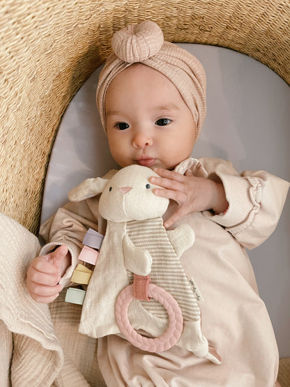 Bunny Bitzy Crinkle™ Sensory Crinkle Toy with Teether