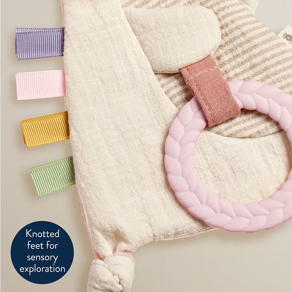 Bunny Bitzy Crinkle™ Sensory Crinkle Toy with Teether