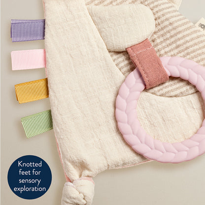 Bunny Bitzy Crinkle™ Sensory Crinkle Toy with Teether