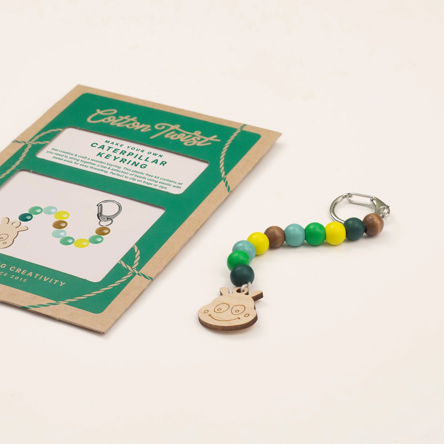Make Your Own Caterpillar Keyring