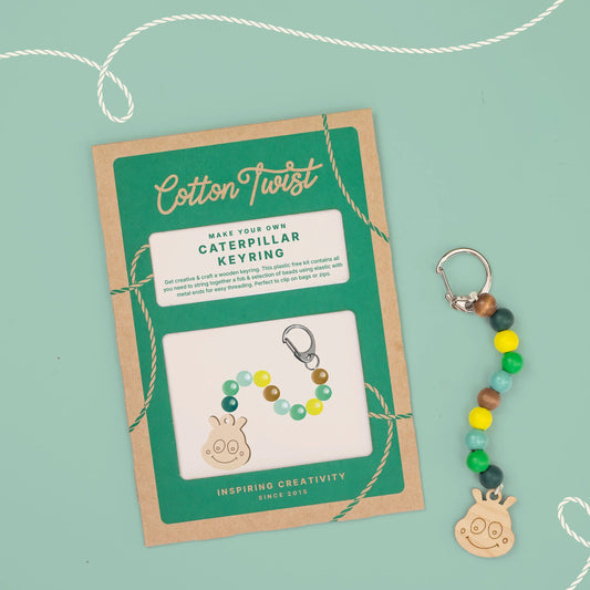 Make Your Own Caterpillar Keyring
