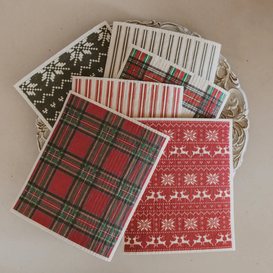 Swedish Dishcloths - Holiday Set of 6