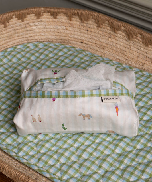 Baby Wipes Cover - Little Farm