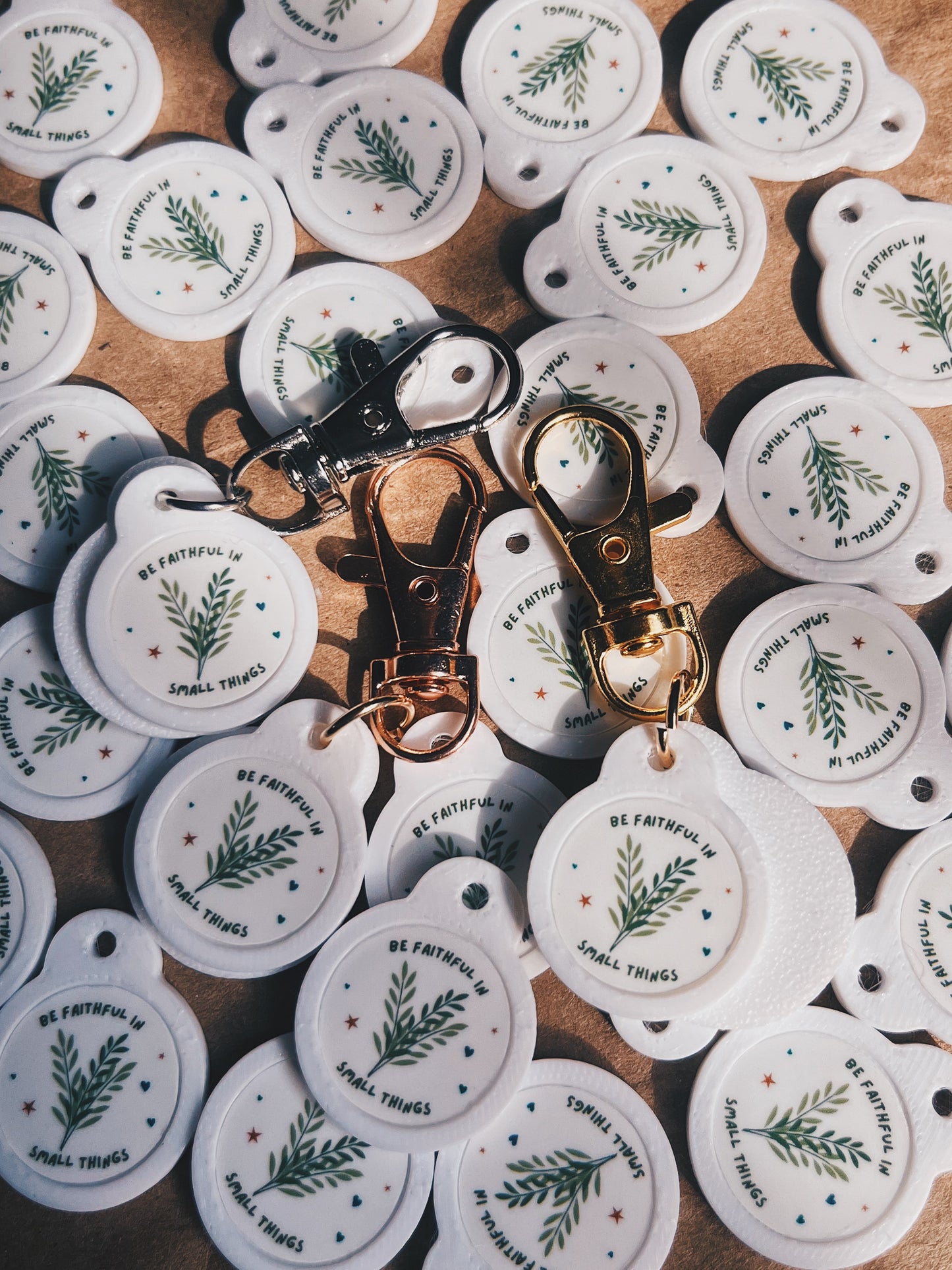 FAITHFUL IN THE LITTLE [LUKE 16:10] Trolley Token Charm