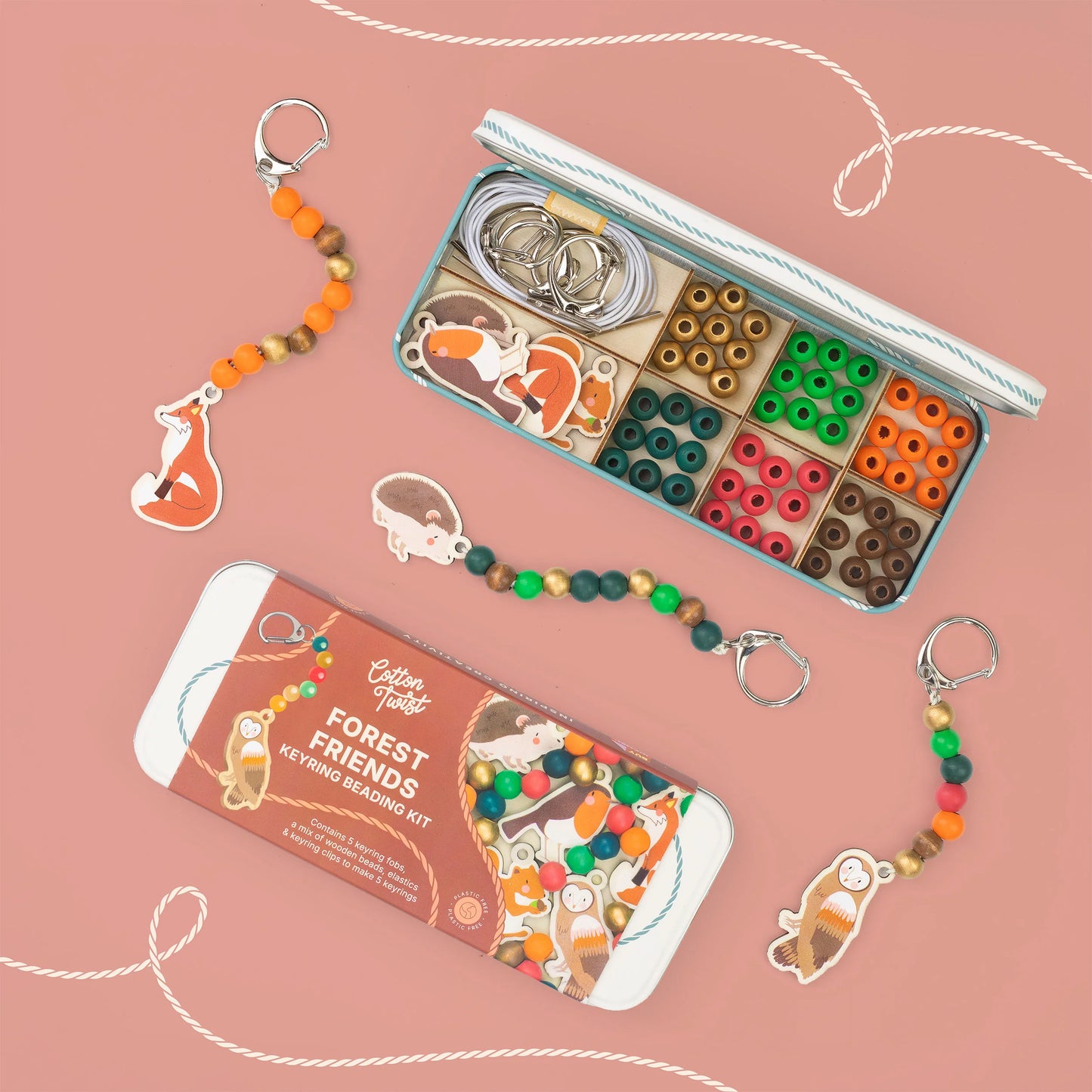 Forest Friends Keyring Kit