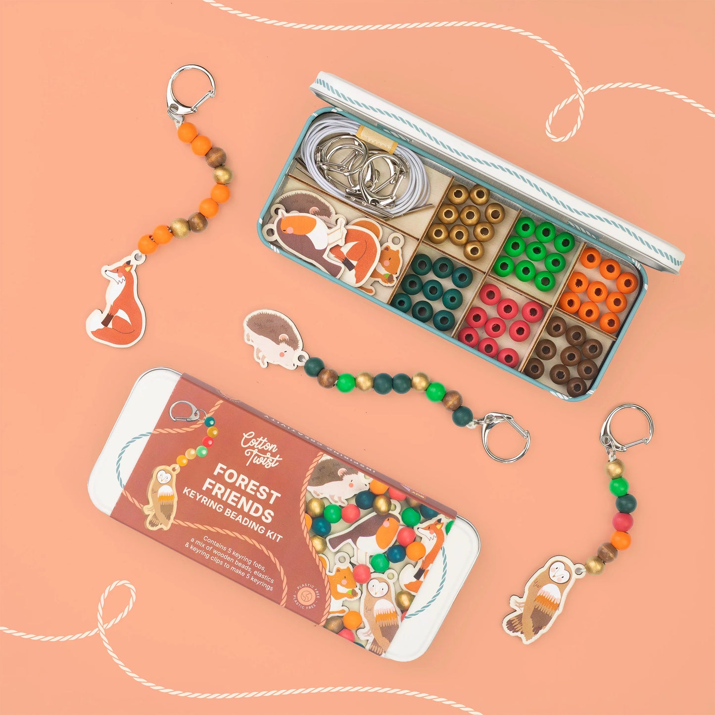 Forest Friends Keyring Kit