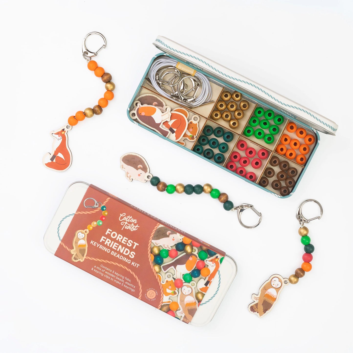Forest Friends Keyring Kit
