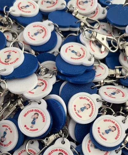 One-time Design Fee: Custom Design Supermarket Trolley Tokens