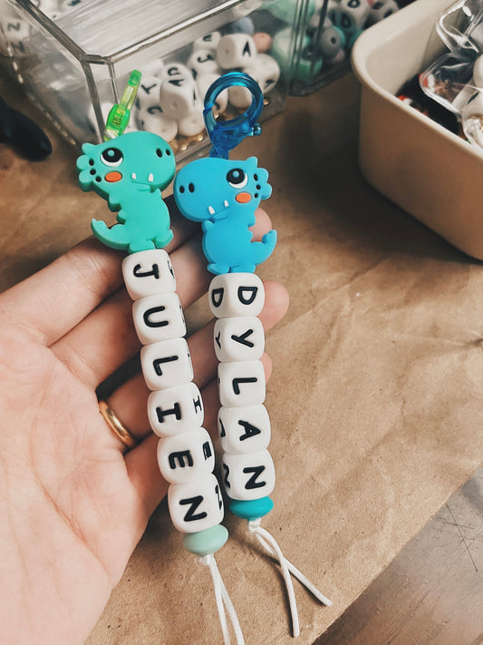 Custom Name Charm - DinoRAWR!