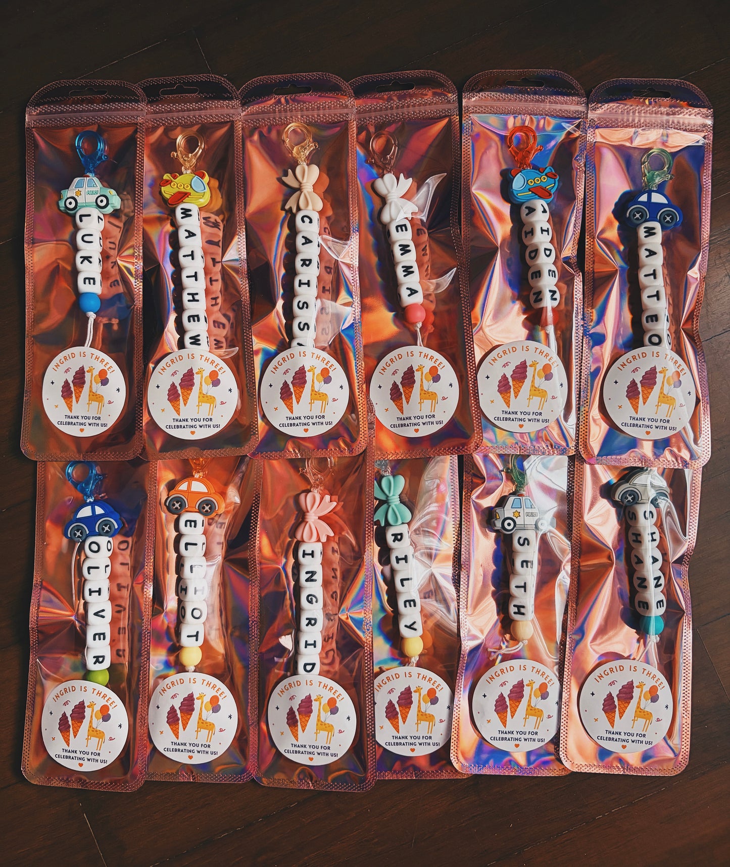 NAME CHARM Party Pack (Min. 8 packs)