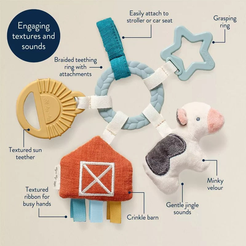 Farm Bitzy Busy Ring™ Teething Activity Toy