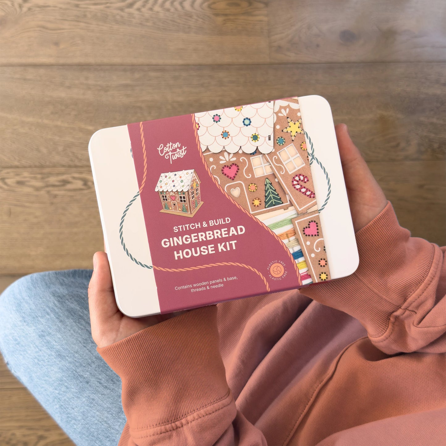 Stitch & Build Gingerbread House Kit