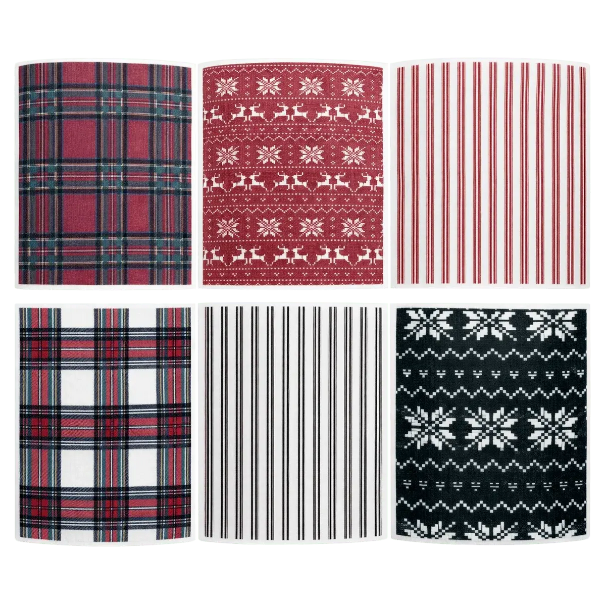 Swedish Dishcloths - Holiday Set of 6